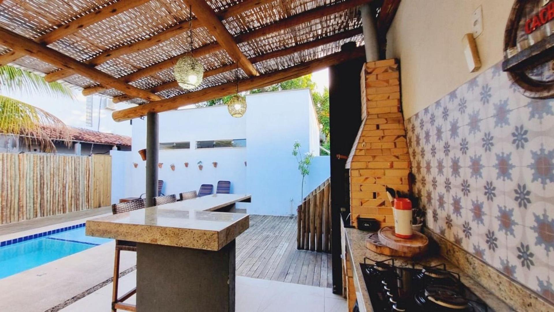 Casa Com Piscina E 4 Quartos Em Porto Seguro Bagian luar foto